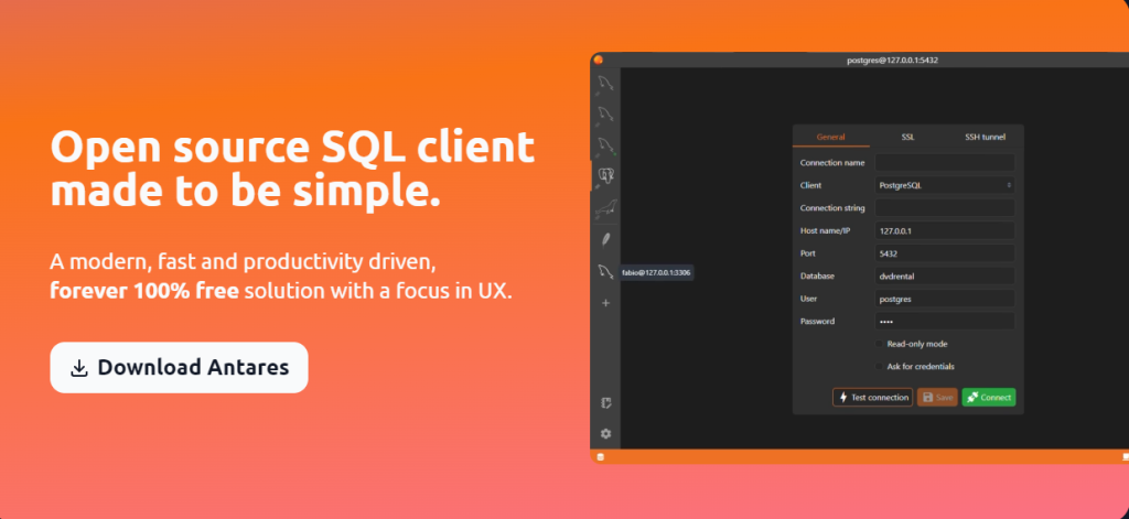 数据库MYSQL查询工具Antares SQL-源码狐